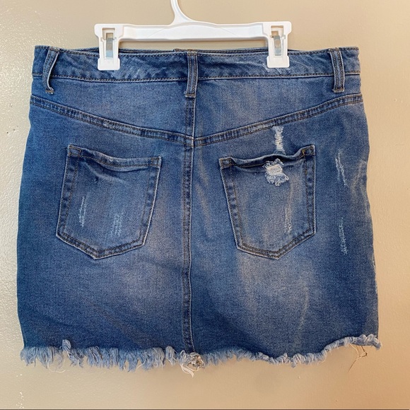 Denim Mini Skirt - Picture 2 of 4